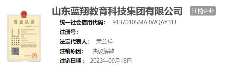 山东蓝翔技师学院被强制执行18亿！老板荣兰祥也被波及(图3)