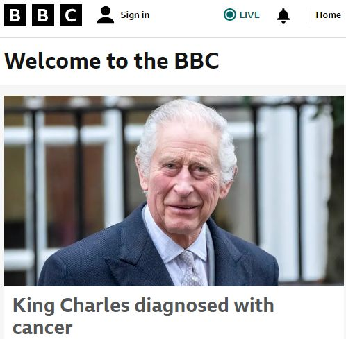 英国国王查尔斯三世确诊癌症！多方回应