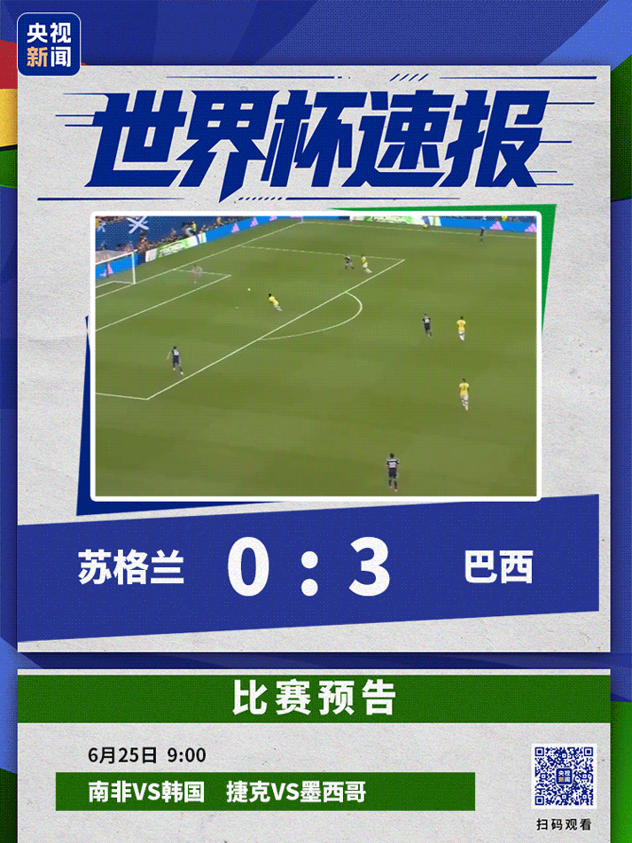 内马尔替补出场，维尼修斯梅开二度，巴西3-0苏格兰小组第一出线！摩洛哥4-2逆转海地锁定第二 (http://www.kingbaby.com.cn/) wap 第2张