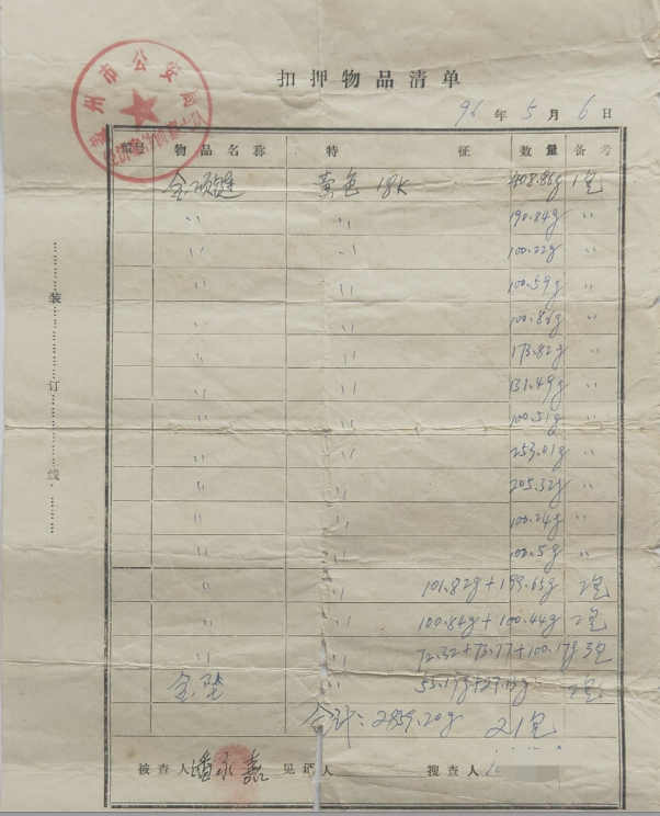 “2859.2克黄金制品被公安扣押三十年”最新进展：公安局主动与当事人取得联系，询问其要求，双方已约定见面沟通赔偿事宜 (http://www.hilij.com/) p 第1张