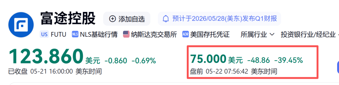 老虎证券、富途控股跌超35%；凯文·沃什今晚宣誓就职美联储主席，特朗普主持仪式；SpaceX大举招聘人才，马斯克将亲自审简历｜美股盘前 (http://armanice.com/) wap 第1张