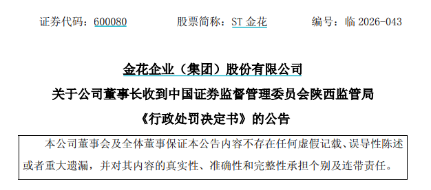 600080，董事长被罚900万元：找人代拍、代持股权并减持，致四年年报信息失真，去年刚被罚350万元 (http://www.kingbaby.com.cn/) wap 第1张