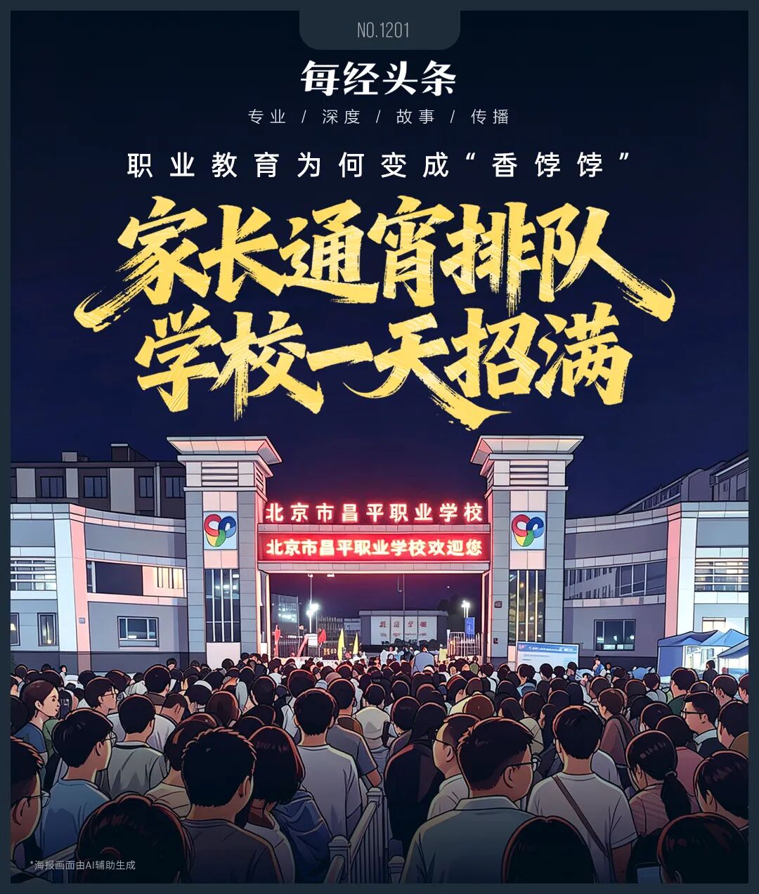 家长通宵排队、学校1天招满⋯⋯北京等多地中职招生火爆 职业教育为何从“无奈选择”变成“香饽饽” (http://www.kingbaby.com.cn/) wap 第1张